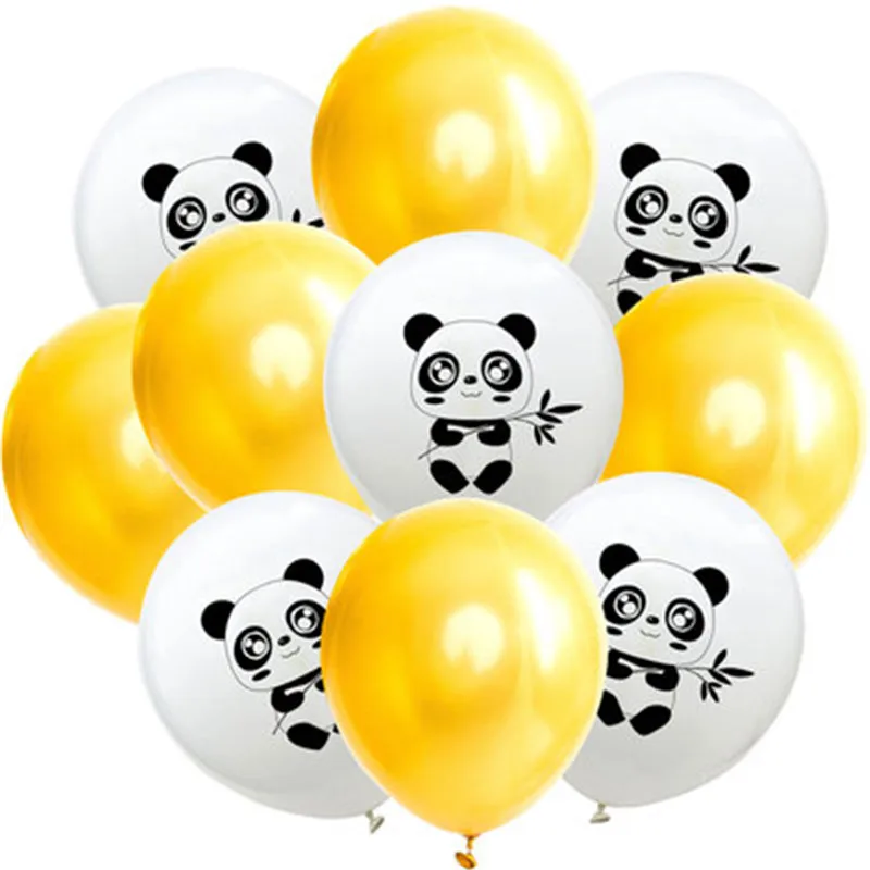 15 шт./лот милый мультфильм панда Aminals Confetii воздушные шары для украшения дня