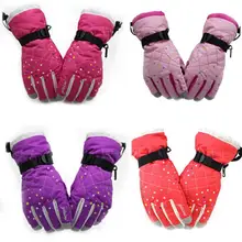 Уличные лыжные перчатки Зимние Нескользящие теплые ветрозащитные хлопковые перчатки бархатные уличные Верховые перчатки для мужчин и женщин