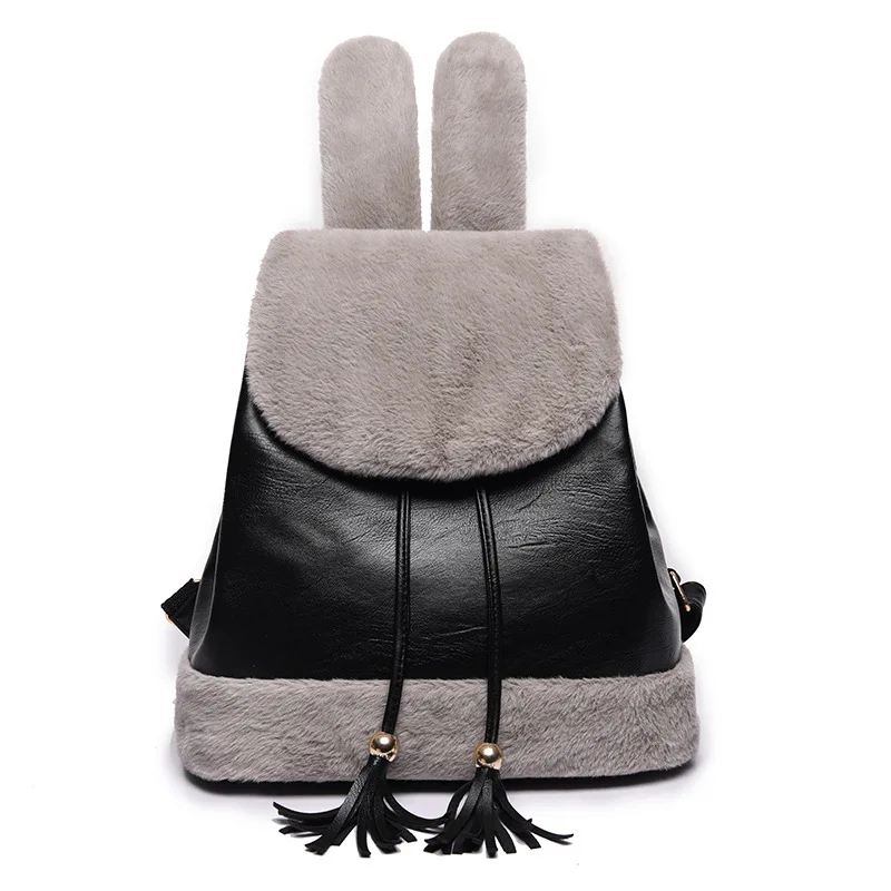 Buy Super cute rabbit ear backpack girl's fashion