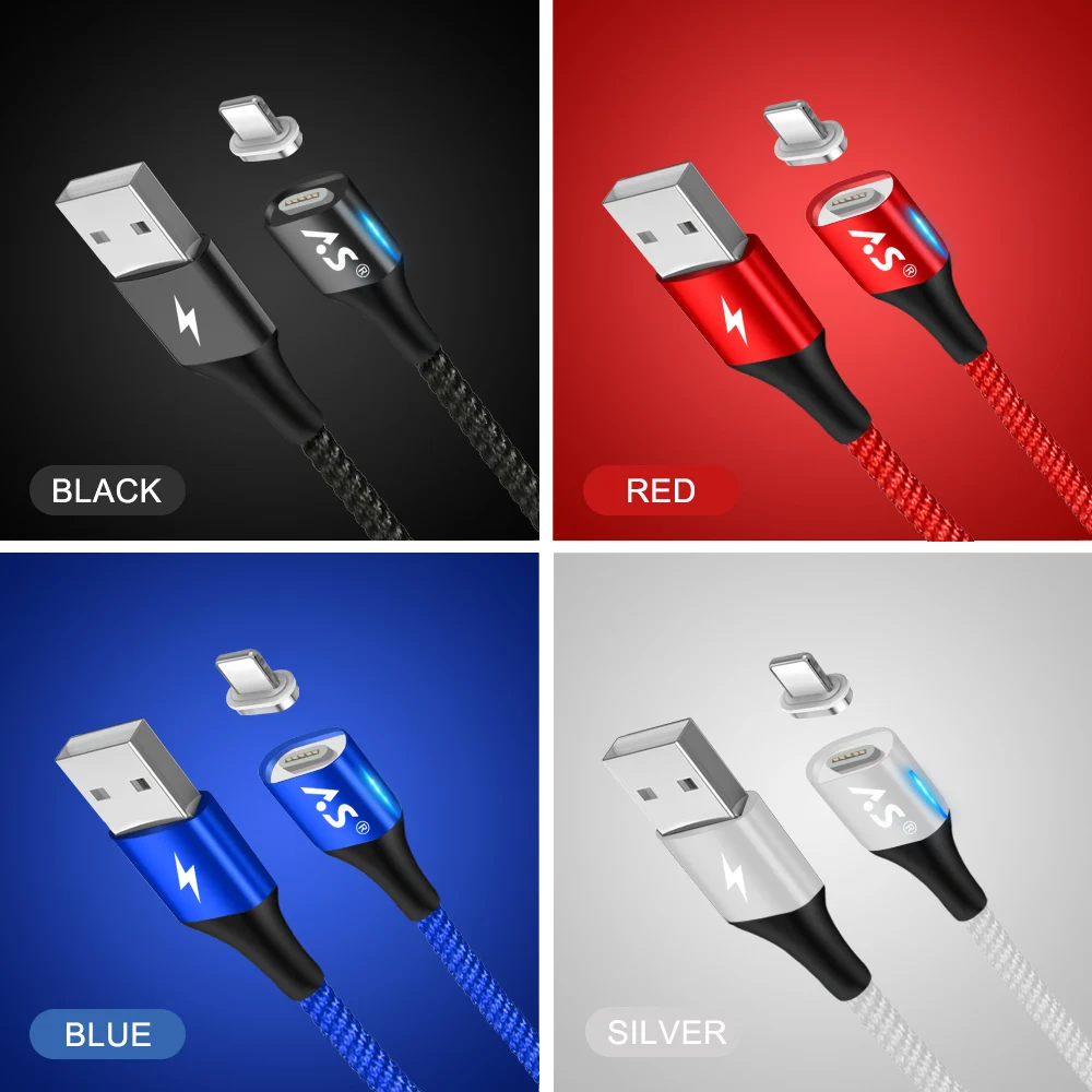 A.S для iPhone х зарядное устройство USB кабель передачи данных 3A быстрой зарядки и 8 Plus