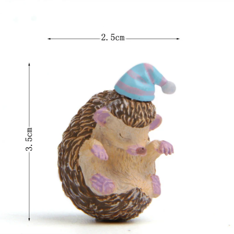 รูปสินค้า น่ารักHedgehogสัตว์Miniature Gardenบ้านตกแต่งBonsai Mini Craftเครื่องประดับMicro Decor DIY