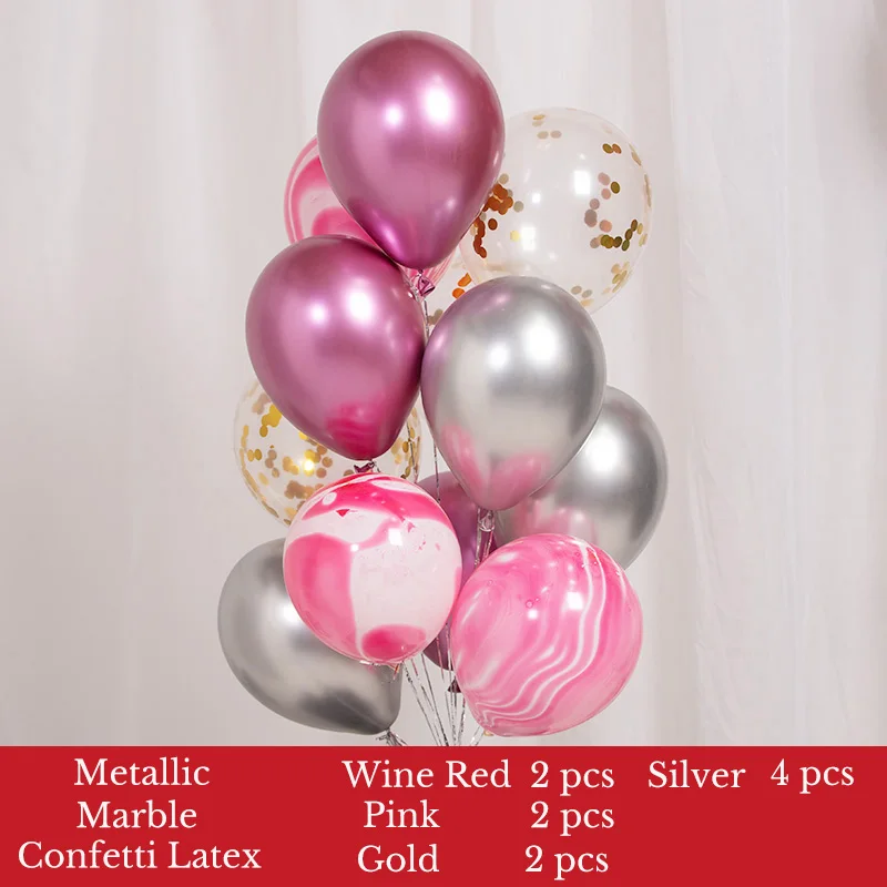 metallic +marble +confetti