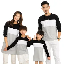 Family Look Mother Daughter Dress 2017 Family Clothing Father Son T-Shirt Cotton Patchwork Striped Family Matching Outfits family matching clothes summer fashion mother daughter dress father son short sleeve cotton tshirt patchwork striped family look