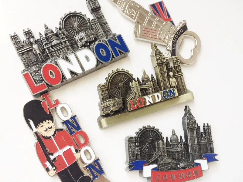 Высокое качество металлические 3D магниты на холодильник Британский Туристический Сувенир Лондон Биг Бен декоративные магнитные наклейки на холодильник