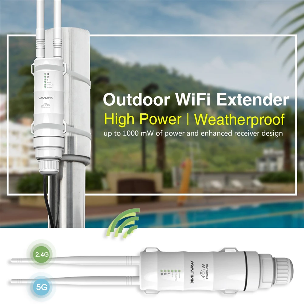 Высокая мощность открытый Всепогодный CPE/wifi удлинитель/точка доступа/маршрутизатор/WISP 2,4 ГГц 150 Мбит/с 5 ГГц 433 Мбит/с двойная антенна wifi маршрутизатор