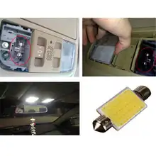 1PCS 12V 41mm 12 Chips COB C5W LED Car Interior Light Festoon Dome Bulb Lamp Bright