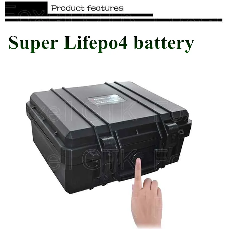 Водонепроницаемый 24v 50Ah 40Ah LIfepo4 аккумулятор life lfp PP чехол высокой емкости для