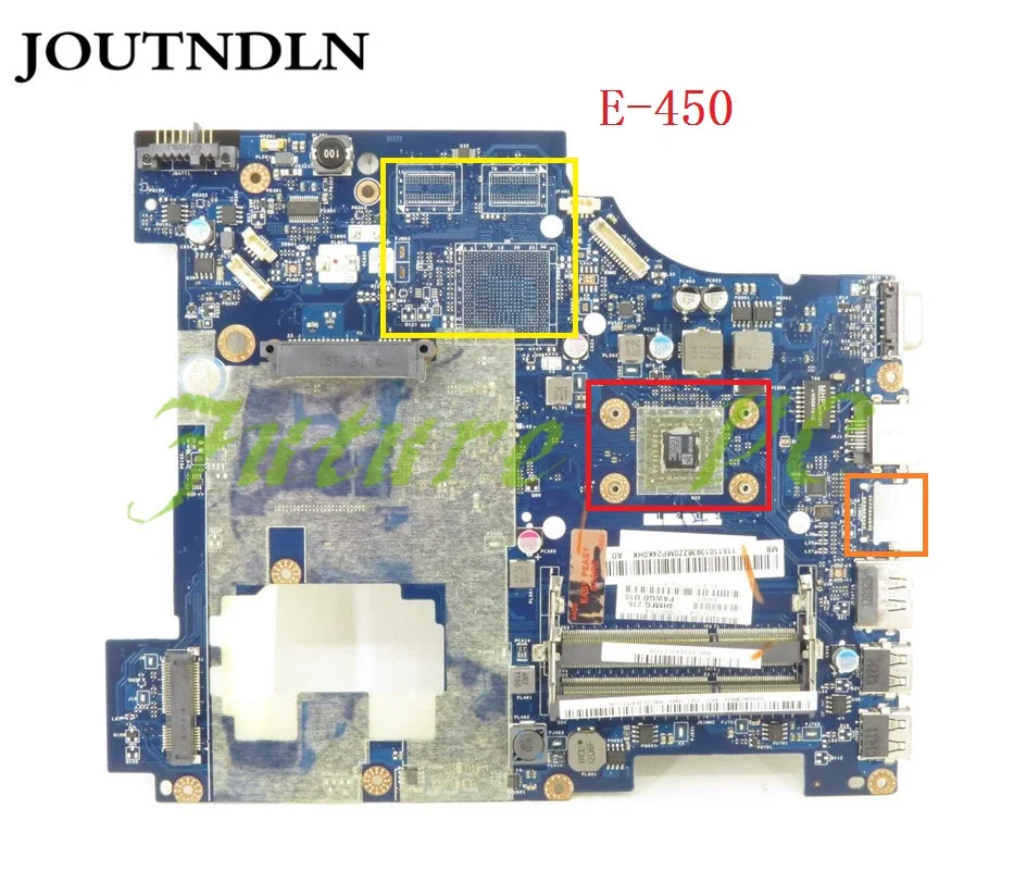 JOUTNDLN для Lenovo G575 PAWGD LA-6757P Rev: 1 0 материнская плата ноутбука 2 слота DDR3 с E-450 ЦП |