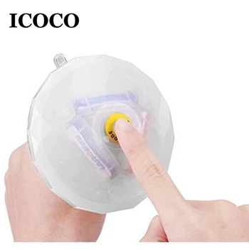 

ICOCO Colorful Waterproof LED Projector Light Bathtub Lamp Night Light Underwater Floating Light for Party Pond Spa Swim Pool
