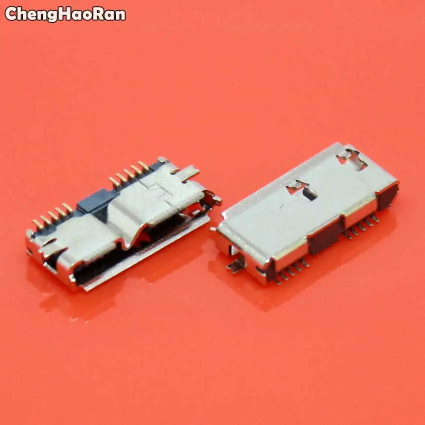 ChengHaoRan 5 шт. высокоскоростной Micro USB 3 0 гнездо 10Pin SMD SMT разъем PCB паяльные разъемы для