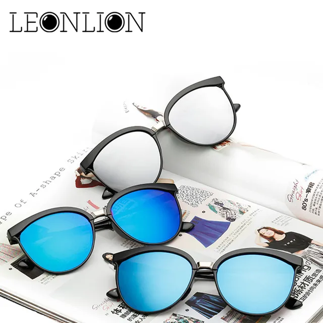 LeonLion Candies Brand Designer Cat Eye Sunglasses Women Luxury Plastic Sun Glasses Classic Retro Outdoor Oculos De Sol Gafas 6