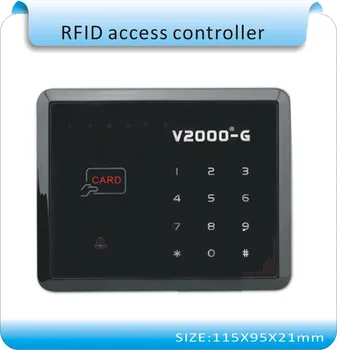 

Free shipping, 2014 new high quality touch screen numeric 125KHZ keypad access control machines, +10 cards