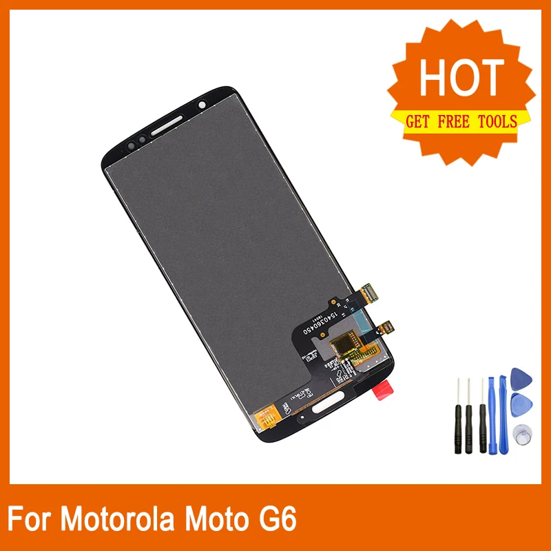 

For Motorola Moto G6 Display XT1925 5.7" Screen Digitizer Assembly XT1925-3 Xt1925-5 LCD Touch Screen Repair Spare Parts