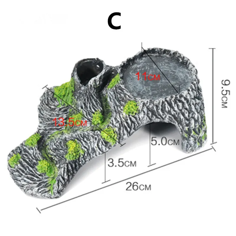 Аквариумная черепаха, платформа для загара, рептилия, платформа, аквариум для черепахи, украшение, амфибия, водный подъем, лестница для аквариума - Цвет: C