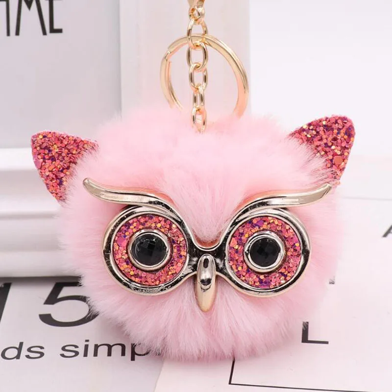 

20pcs/lot Baby Shower Party Favors Guest Giveaway Plush Owl Keychains Personalized Gift Bags Decoration For Wedding Souvenir