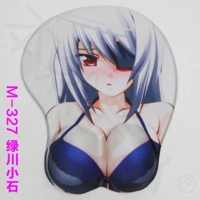 

Anime 3D Breasts Girl Mouse Pads with Wrist Rest Support for PC&Laptop tablet sexy play mat beauty girl Customized Negotiable