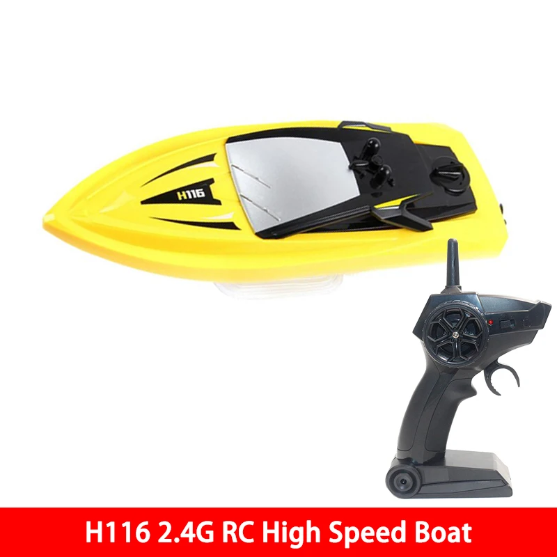 

Mini High Speed RC Boat H116 2.4GHz 4 Channel Racing Remote Control Boat as gift For children Toys Kids Gift