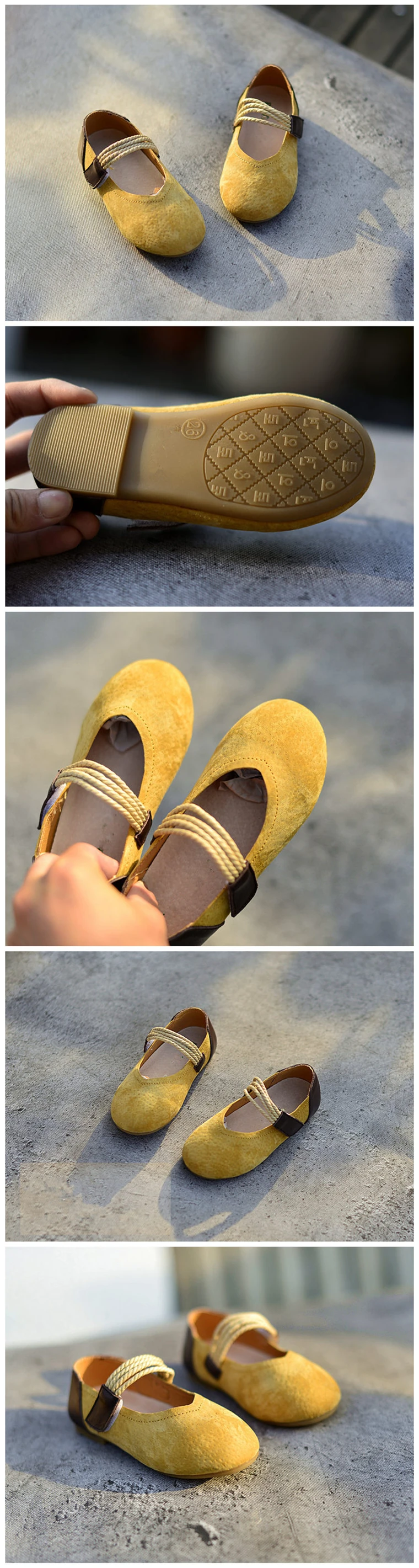 Лоферы из натуральной кожи; мягкая удобная одежда для мальчиков и девочек детская кожаная обувь Туфли без каблуков дышащая обувь на полукруглой подошве 02B
