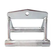 1 шт. v-образная ручка фитнес-оборудование с роликом гребной тренажер силовое оборудование тренажёры прочность Натяжной стержень фитнес-инструменты