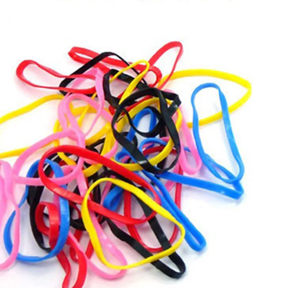 About 250PCS/Lot Wholesale Disposable Children Baby Hair Holder Rubber