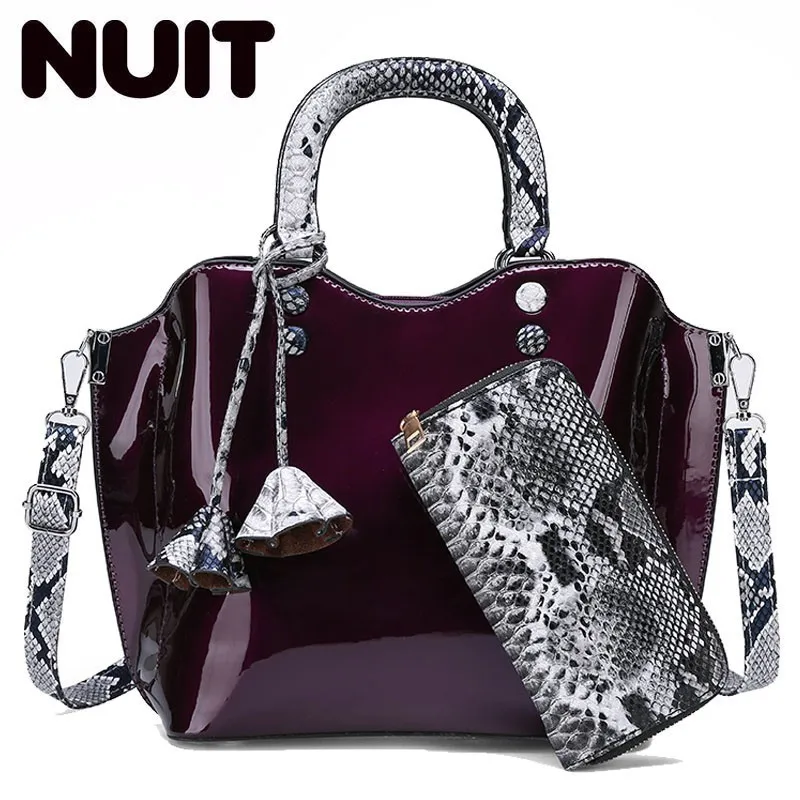 

Women Handbags 2 Sets High Quality Leather Luxury Women Bags Designer Lady Shoulder Crossbody Bags Female Tote Wallet Handbag