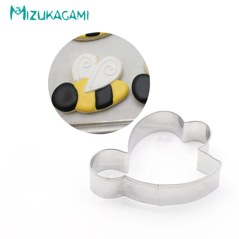 

Cookie Cutter Stainless Steel Bee Shape Fondant Cake Tools Biscuit Cutting Die DIY Kitchen Baking Cutters MS-00338