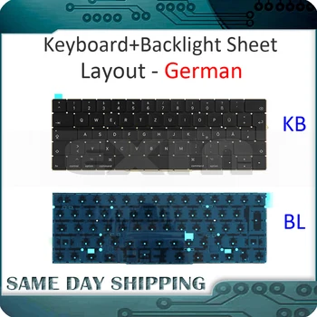 

New for Macbook Pro Retina 15'' A1707 German Deutsch QWERTZ Tastatur w/ Backlight Backlit EMC3072 EMC3162 Late 2016 Mid 2017