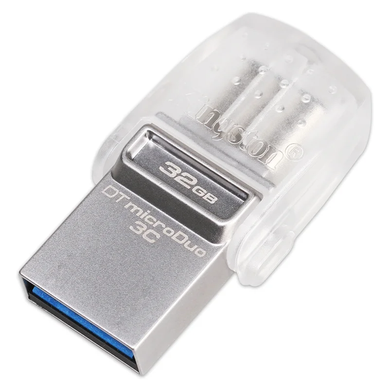 Kingston USB флеш-накопитель DataTraveler Micro Duo 3C 64 ГБ 32 ГБ 16 ГБ USB 3,1 для ПК телефона с портом type-C