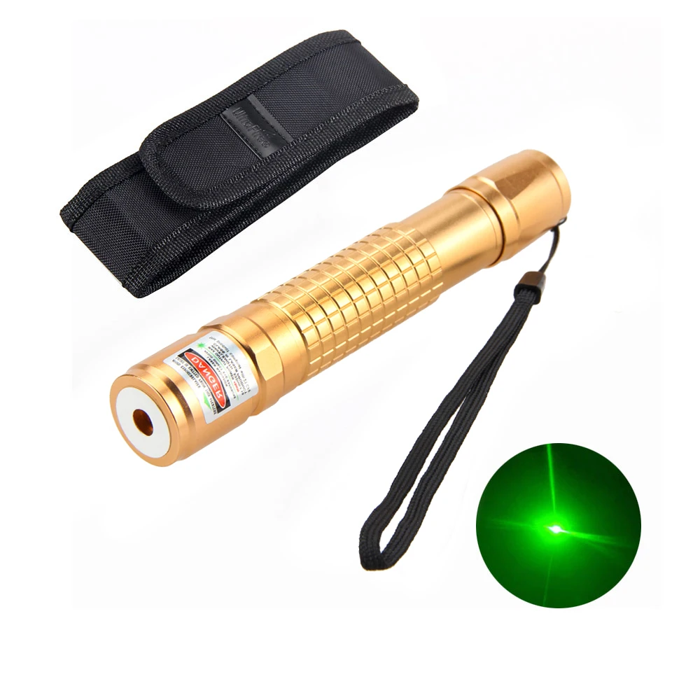 10 Miles Powerful 2in1 Green Laser Pointer Pen 532nm Star Cap teaching