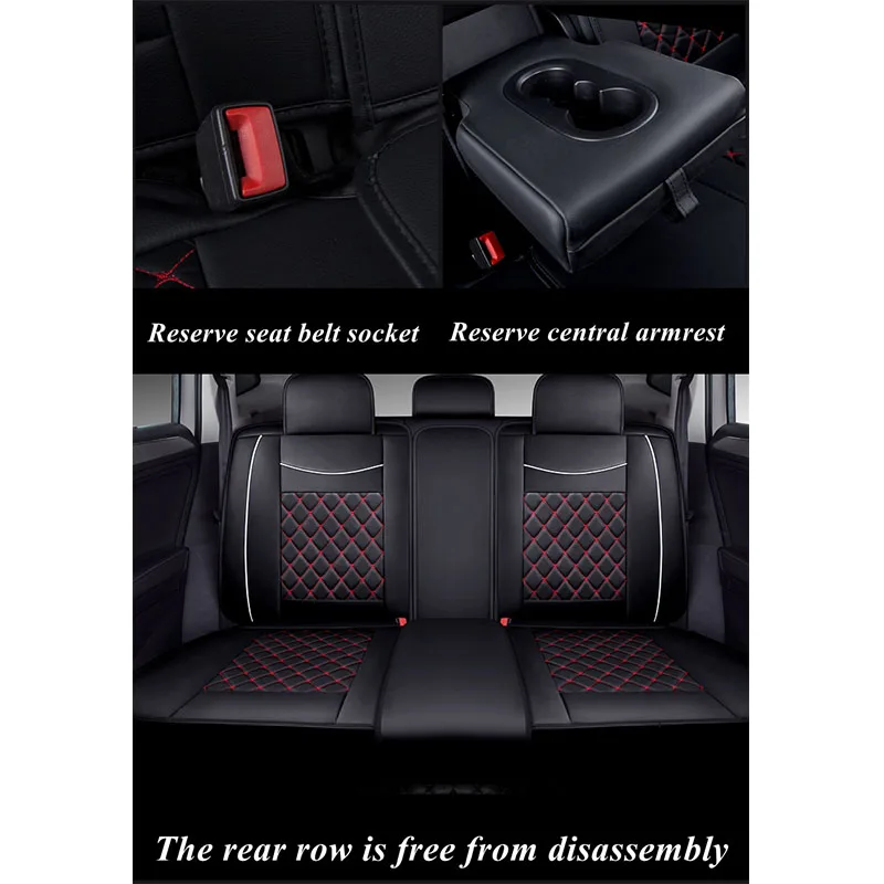 Полный комплект чехлов на передние и задние сиденья для Mitsubishi Pajero Outlander ASX Lancer EX