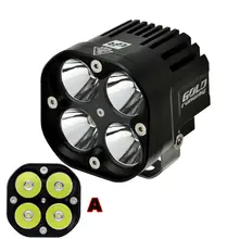2pcs 40W Bright U3 LED Driving Work Spot Light for Harley Honda Yamaha Kawasaki Suzuki Cruiser dual sport ATV Custom