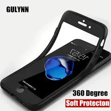 

GULYNN Luxury 360 Degree Ultra thin Soft Full Body Protection Cover Case For ipohne 8 7 6s Plus Tpu Phone Case for iphone 5s se