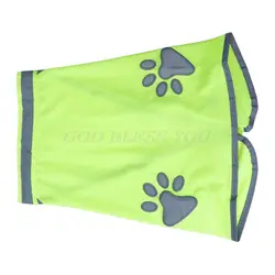 Жилет для животных флуоресцентный светоотражающий Детская безопасность куртка одежда Собака Щенок Открытый защитный одежда для домашних