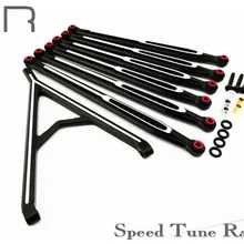 Горячие гонки Дополнительное обновление алюминий ссылка Набор для 12,"(313 мм) Колесная база осевой SCX10 транспортных средств