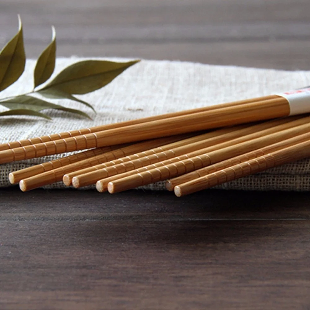 5 Pairs Chopsticks Natural Bamboo Sushi Food Chopsticks Chinese (8)
