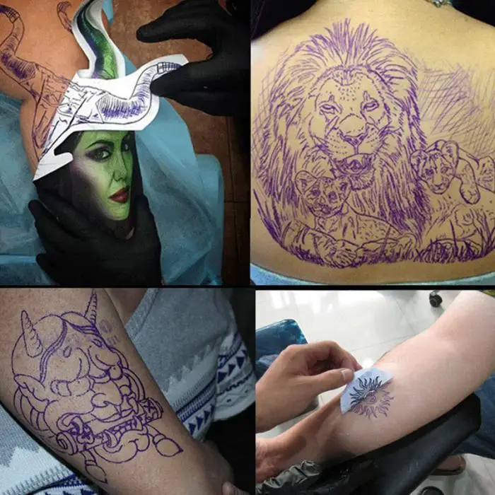 Us 1191 34 Off50x Tattoo Masters Stencil Transfer Paper Hectograph Wh998 In Tattoo Stencils From Beauty Health On Aliexpress