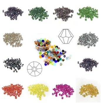 

Wholesale 4mm 100 pcs Austria crystal gyro bead, loose Spacer Bead. Jewelry DIY production