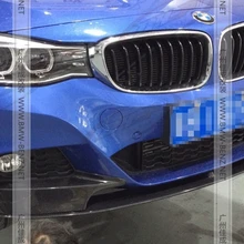 Углеродного волокна для BMW 3 серии GT F34 M Спорт 4 двери 328i 330i 335i 340i GT 2013- P Стиль передний бампер спойлер подбородка