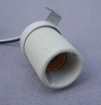 

E14 LED Candle Lamp Socket Light Ceramics Base With 20CM wire 20PCS