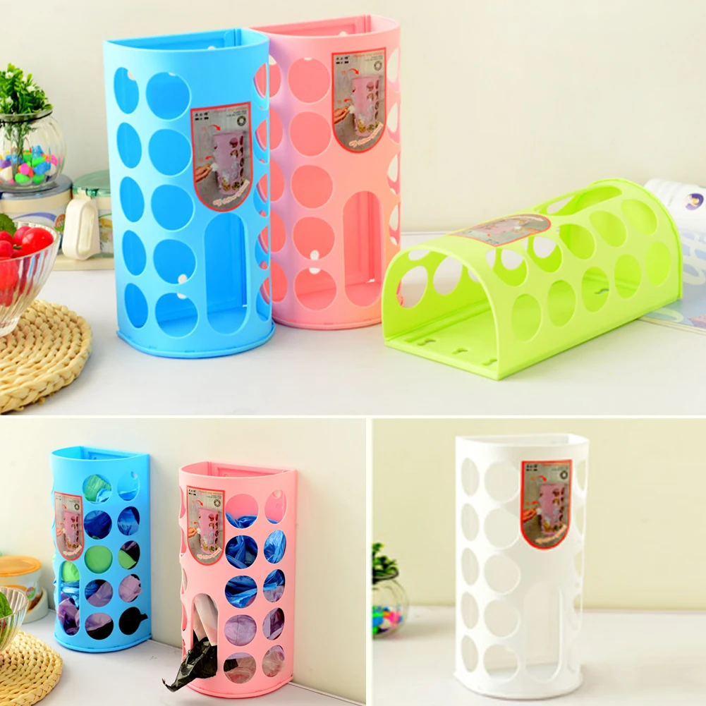 

Plastic Shopping Carrier Bag Storage Stick Holder Bags Dispenser Rack
