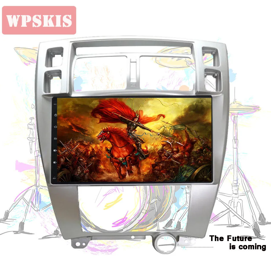 

10.1'' android 9.0 4+64G car multimedia player 2 din dvd For Hyundai Tucson 2006-14 headunit navi gps stereo raido tape recorder