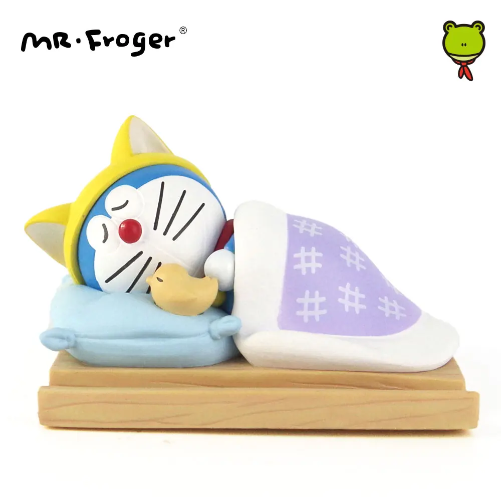 Mr Froger Kartun Robot Kucing Tidur Jepang Anime Aksi Angka Mainan