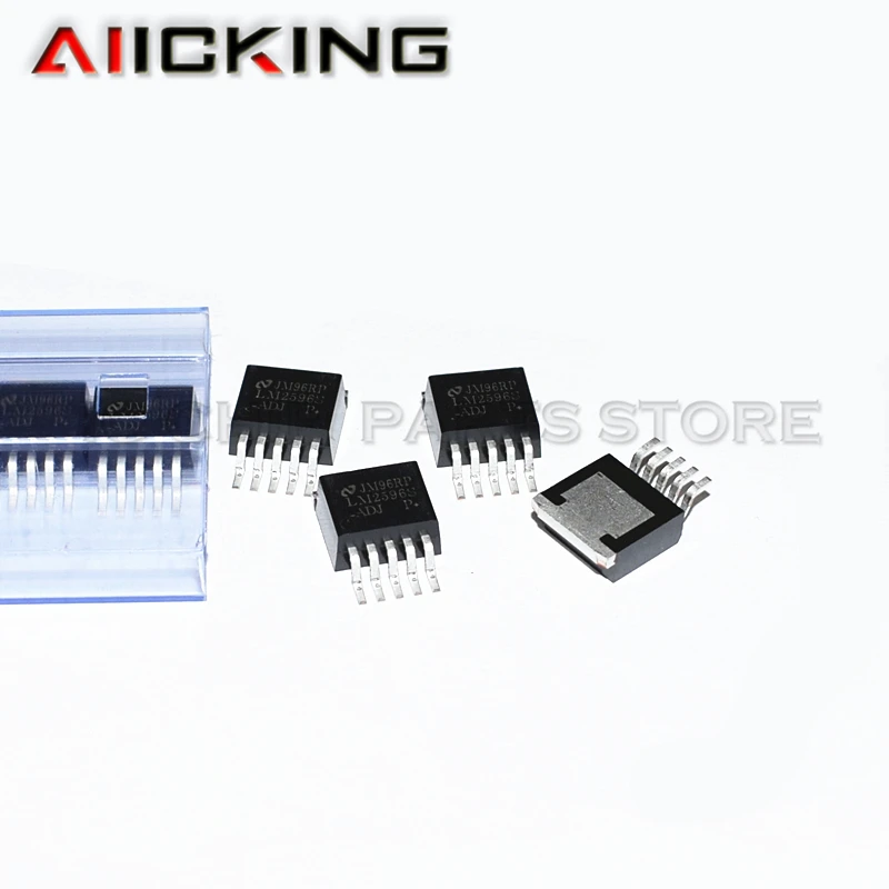 

10PCS LM2596S-ADJ TO-263 LM2596S LM2596 REG BUCK ADJ 3A TO263-5 quality nmd boost usb channels diy Regulator