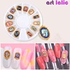 12 Pcs Nail Art Retro 3D Glitter Gem Rhinestones Decorations Metal Foil Flat Back Charm Jewelry Manicure Tools DIY Design ► Photo 2/6