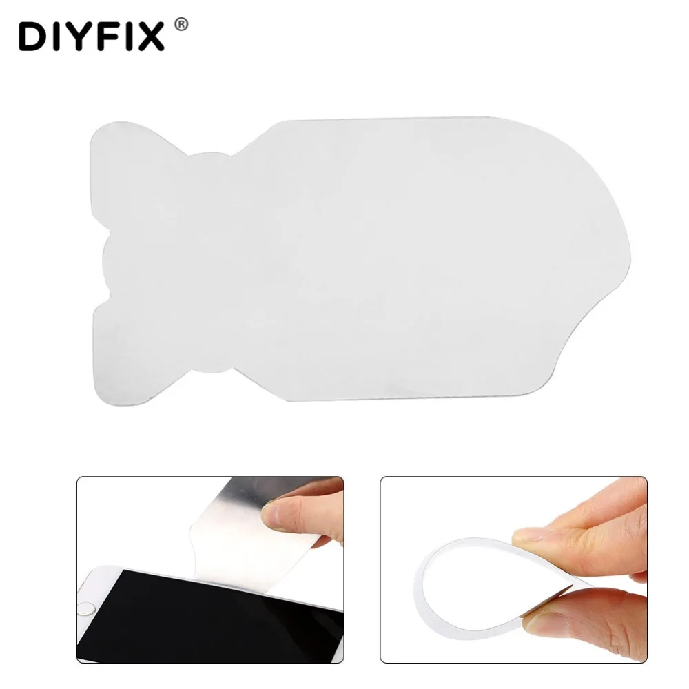 

DIYFIX Ultra Thin Card Phone Repair Tool Stainless Steel Opening Tool for iPhone iPad LCD Screen Back Cover Battery Disassemble