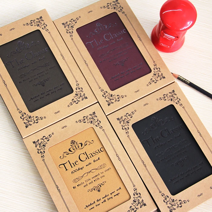 

16K/32K European Style Vintage Notebooks Agenda Notepad Diary Day Planner Portable Jotter Journal Record Hardcover Notebook