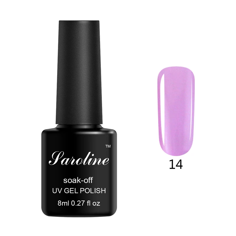Saroline Sugar Effect Nail Semi Permanent Beauty 29 цветов Обычный Гель лак для ногтей отмачиваемый гель