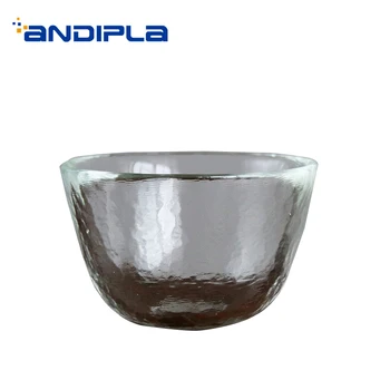 

2PCS/Lot 80ML Handmade Japanese-style Heat Resistant Thicker Transparent Puer Green Tea Cup Chinese Kung Fu Teacup Sake Cup