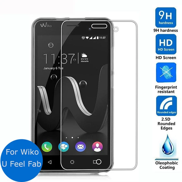 2.5D Закаленное стекло для Wiko U Feel Fab Высококачественная защитная пленка