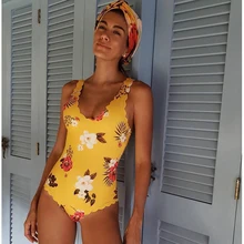 Новинка, сексуальный цельный купальник с принтом, женский купальник, пуш-ап, монокини, купальный костюм, пляжная одежда, бразильский купальник для женщин